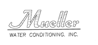 MUELLER WATER CONDITIONING. INC. logo