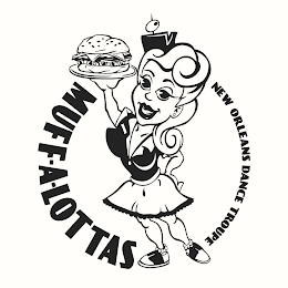 "MUFF-A-LOTTAS NEW ORLEANS DANCE TROUPE" logo