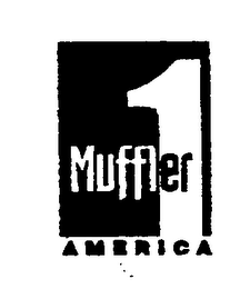 MUFFLER 1 AMERICA logo