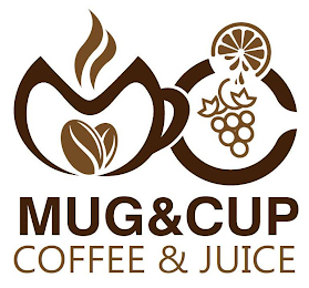 MUG & CUP COFFEE & JUICE logo