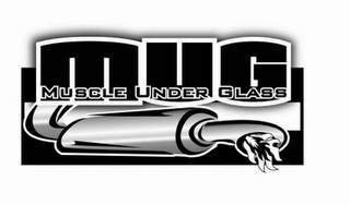 MUG MUSCLE UNDER GLASS logo