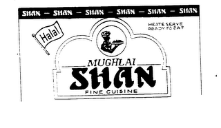 MUGHLAI SHAN FINE CUISINE HALAL SHAN HEAT & SERVE READY TO EAT logo
