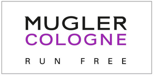 MUGLER COLOGNE RUN FREE logo