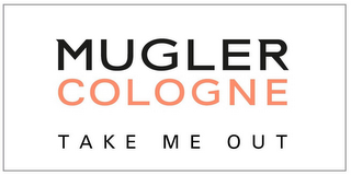 MUGLER COLOGNE TAKE ME OUT logo