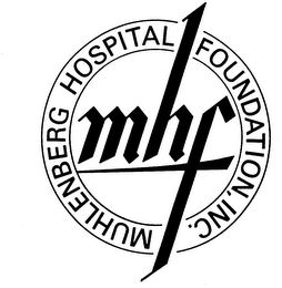 MUHLENBERG HOSPITAL FOUNDATION INC.  MHF logo