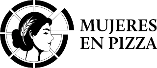 MUJERES EN PIZZA logo