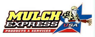 MULCH EXPRESS PRODUCTS & SERVICES USA logo