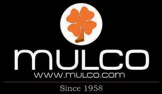 MULCO WWW.MULCO.COM SINCE 1958 logo