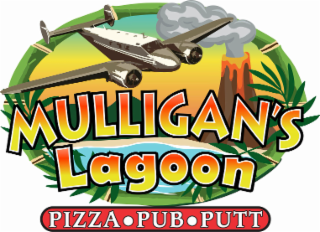 MULLIGAN'S LAGOON PIZZA · PUB · PUTT logo
