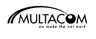 MULTACOM WE MAKE THE NET WORK logo