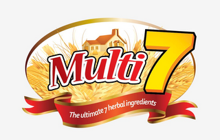 MULTI 7 THE ULTIMATE 7 HERBAL INGREDIENTS logo