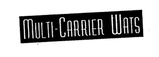 MULTI-CARRIER WATS logo