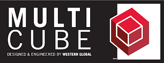 MULTI CUBE DESIGNED AND ENGINEERED BY WESTERN GLOBAL WS472 logo
