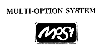 MULTI-OPTION SYSTEMS MOSI logo