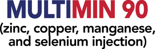 MULTIMIN 90 (ZINC, COPPER, MANGANESE, AND SELENIUM INJECTION) logo