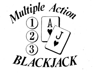 MULTIPLE ACTION BLACKJACK 123 AJ logo