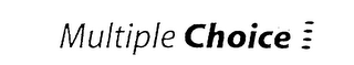 MULTIPLE CHOICE logo