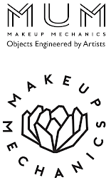 MUM MAKEUP MECHANICS OBJECTS ENGINEEREDBY ARTISTS logo