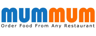 MUMMUM ORDER FOOD FROM ANY RESTAURANT logo