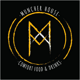 MUNCHER HOUSE COMFORT FOOD & DRINKS logo