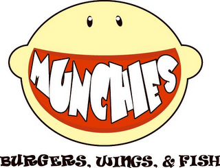 MUNCHIES, BURGERS, WINGS, & FISH logo