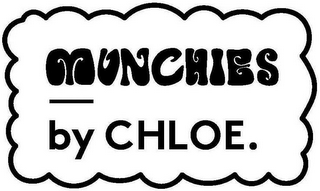 MUNCHIES BY CHLOE. logo