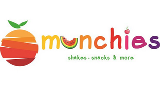 MUNCHIES SHAKES · SNACKS & MORE logo