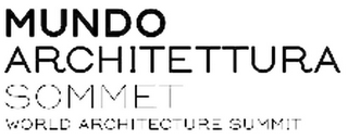 MUNDO ARCHITETTURA SOMMET WORLD ARCHITECTURE SUMMIT logo
