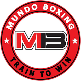 MUNDO BOXING MB TRAIN TO WIN logo