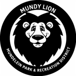 MUNDY LION MUNDELEIN PARK & RECREATION DISTRICT logo