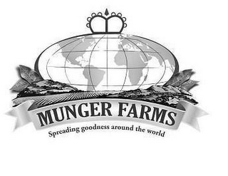 MUNGER FARMS SPREADING GOODNESS AROUND THE WORLD logo