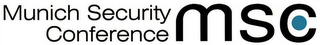 MUNICH SECURITY CONFERENCE MSC logo