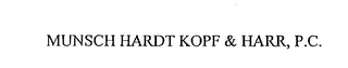 MUNSCH HARDT KOPF & HARR, P.C. logo