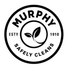 MURPHY ESTD 1910 SAFELY CLEANS logo