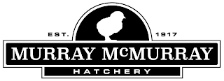 MURRAY MCMURRAY HATCHERY EST. 1917 logo
