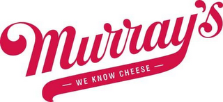MURRAY'S WE KNOW CHEESE logo