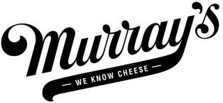 MURRAY'S - WE KNOW CHEESE - logo