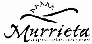 MURRIETA A GREAT PLACE TO GROW logo
