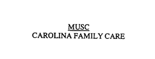 MUSC CAROLINA FAMILY CARE logo