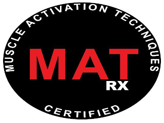 MUSCLE ACTIVATION TECHNIQUES MAT RX CERTIFIED logo