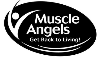MUSCLE ANGELS, GET BACK TO LIVING! logo