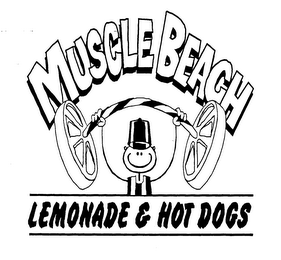 MUSCLE BEACH LEMONADE & HOT DOGS logo