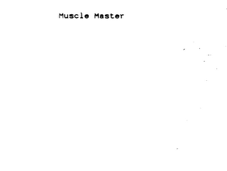MUSCLE MASTER logo
