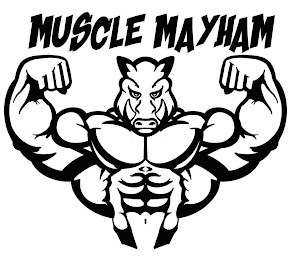 MUSCLE MAYHAM logo
