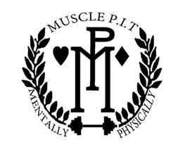 MUSCLE P.I.T MP MENTALLY PHYSICALLY logo