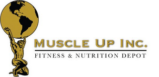 MUSCLE UP INC. FITNESS & NUTRITION DEPOT logo