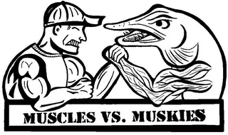 MUSCLES VS. MUSKIES logo