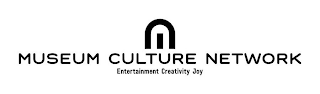 MUSEUM CULTURE NETWORK ENTERTAINMENT CREATIVITY JOY logo