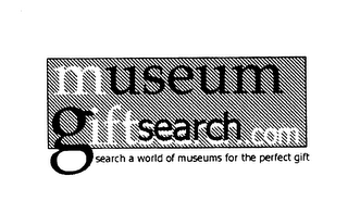 MUSEUM GIFTSEARCH.COM SEARCH A WORLD OF MUSEUMS FOR THE PERFECT GIFT logo