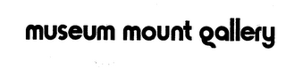 MUSEUM MOUNT GALLERY logo